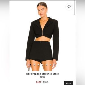 Cropped blazer